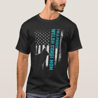 Vintage US-amerikanische Flagge Ich bin ein stolze T-Shirt