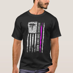 Vintage US-amerikanische Flagge - Intensivstation T-Shirt