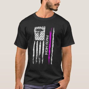 Vintage US-amerikanische Flagge PACU Post Anästhes T-Shirt