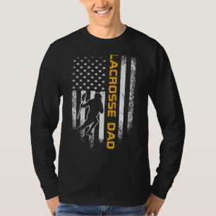 Vintage US-amerikanische Flagge Proud Lacrosse Vat T-Shirt