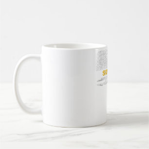 Vintage US-amerikanische Flagge Proud Ski Mama Ski Kaffeetasse