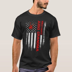 Vintage US-amerikanische Flaggenwelt S Tokest Judo T-Shirt