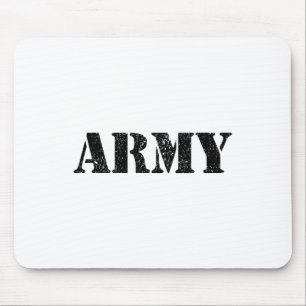 Vintage US-Armee I Militärische Grüne Armee Mousepad