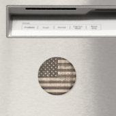 Vintage-US-Flag-Magnete Magnet (In Situ (Geschirrspüler))