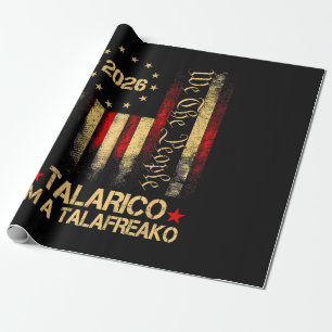 Vintage-US-Flagge 2026 Patriotischer Politischer U Geschenkpapier