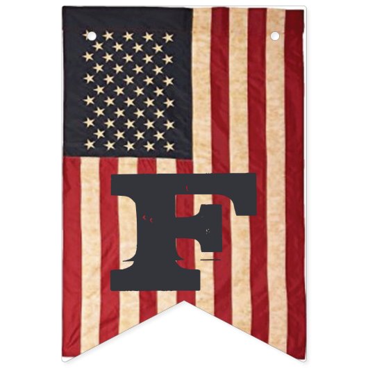 Vintage US Flagge Amerikaner (Zweite Fahne)