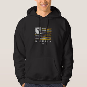 Vintage US-Flagge Baseball Streifen Ha Seong Kim S Hoodie