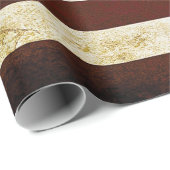 Vintage US-Flagge Geschenkpapier (Rolleneckpunkt)