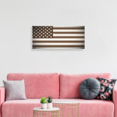 Vintage US-Flagge Leinwanddruck (Insitu (Wohnzimmer))