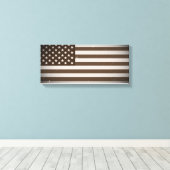 Vintage US-Flagge Leinwanddruck (Insitu (Holzboden))