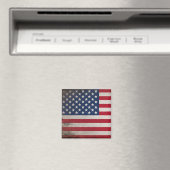 Vintage US-Flagge Magnet (In Situ (Geschirrspüler))