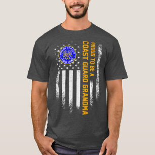 Vintage US-Flagge stolz als Küstenwache T-Shirt