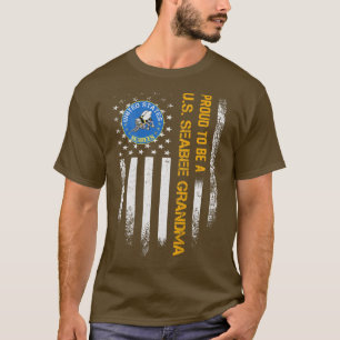 Vintage US-Flagge stolz auf einen US-Seefahrer G T-Shirt
