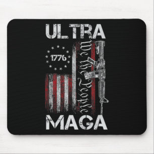 Vintage US-Flagge Ultra Mega Gun USA 4. Juli 2009 Mousepad