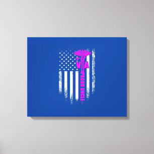 Vintage US-Flagge VA Veterans Affairs Nurse Proud Leinwanddruck