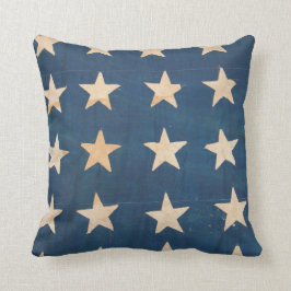 Vintage US-Flaggen-Sterne Kissen