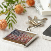 Vintage US-Verfassung Präambel für das Volk Schlüsselanhänger (Seite)