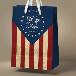 Vintage-USA-250-Geburtstagsflagge, Patriotische Fr Mittlere Geschenktüte