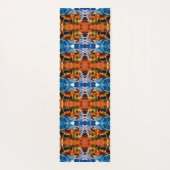 Vintage USA Alaska-Bulle Yogamatte (Rückseite)