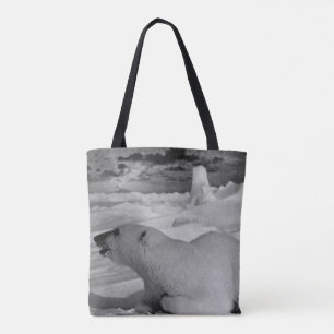 Vintage USA Alaska Eisbär Tasche