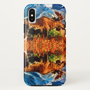 Vintage USA Alaska-Elchbulle Case-Mate iPhone Hülle