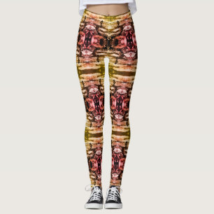 Vintage USA Alaska eskimo Decke werfen Leggings