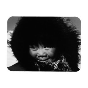 Vintage USA Alaska Eskimo Kind 1970 Magnet