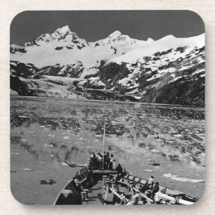 Vintage USA Alaska glacier bay national monument Getränkeuntersetzer