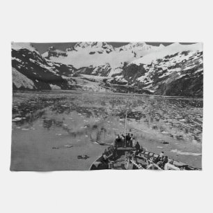 Vintage USA Alaska Gletscherbucht Nationaldenkmal Geschirrtuch