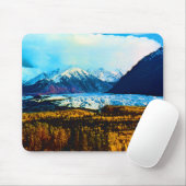 Vintage USA Alaska Matanuska Gletscher Mousepad (Mit Mouse)