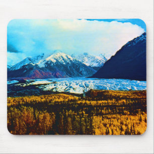 Vintage USA Alaska Matanuska Gletscher Mousepad