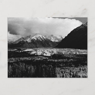 Vintage USA Alaska Matanuska-Gletscher Postkarte