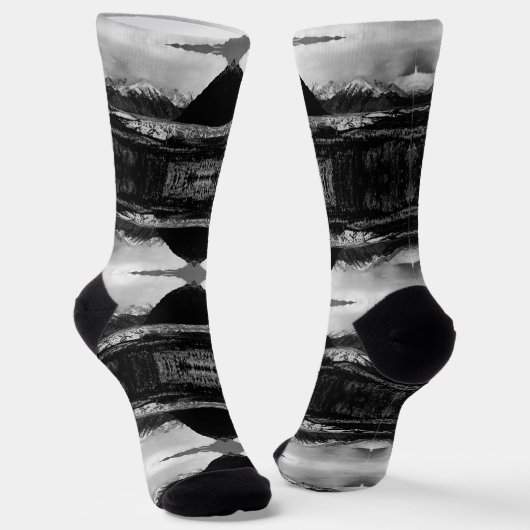 Vintage USA Alaska Matanuska Gletscher Socken (Gewinkelt)