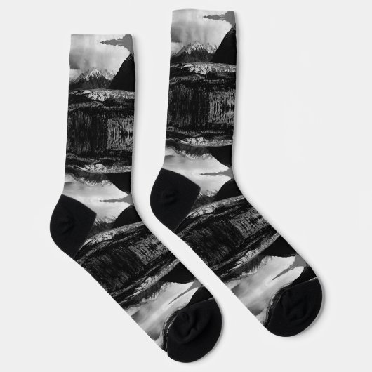 Vintage USA Alaska Matanuska Gletscher Socken (Rechts)