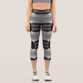 Vintage USA Alaska Mitternachtssonne Capri Leggings (Vorderseite)