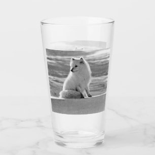 Vintage USA Alaska Polarfuchs Glas