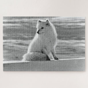 Vintage USA Alaska Polarfuchs Puzzle