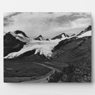 Vintage USA Alaska Worthington-Gletscher Sommer 19 Fotoplatte