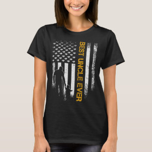Vintage USA Amerikanische Flagge Bester Onkel Alle T-Shirt