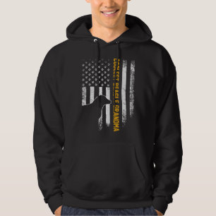 Vintage-USA-Amerikanische Flagge Coolste Beagle-Om Hoodie