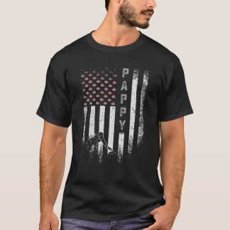 Vintage-USA-Amerikanische-Flagge-Locken-Pappy-Lock T-Shirt