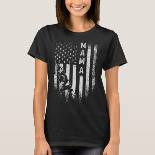Vintage USA Amerikanische Flagge Stolz Badminton M T-Shirt