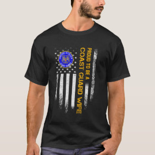 Vintage USA Amerikanische Flagge Stolz Ein US-Küst T-Shirt