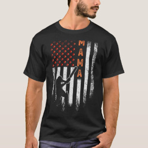 Vintage-USA-Amerikanische-Flagge-Stolze-Cricket-Ma T-Shirt