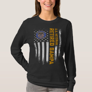 Vintage USA Amerikanische Flagge US Veteran Stolz  T-Shirt
