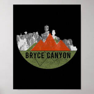 Vintage Usa Bergwandern - Bryce Canyon Nationa Poster