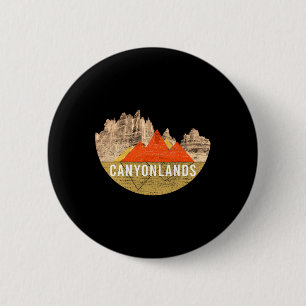 Vintage USA Bergwandern - Canyonlands National Button