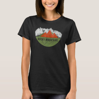 Vintage Usa Bergwandern Rocky Mountain Nation T-Shirt