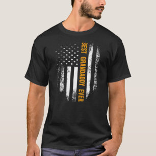Vintage USA Bester Grandaddy Ever Amerikanische Fl T-Shirt