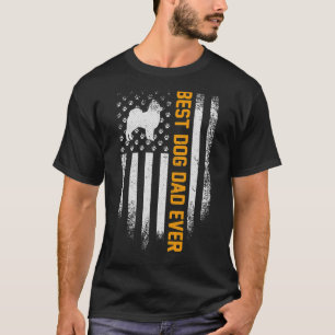 Vintage USA Bester Spitz Hund Vater je Amerikaner T-Shirt